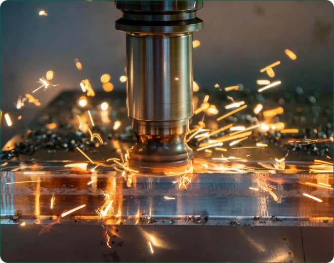 cnc-Fräsen in Aktion