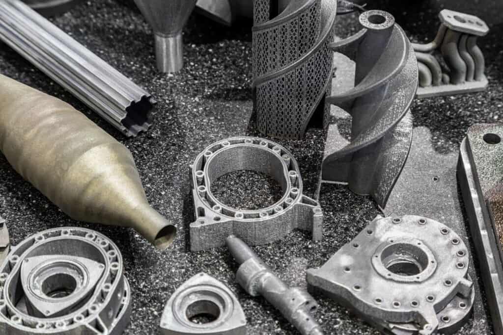 Metal parts made with LPBF 3d printing technology