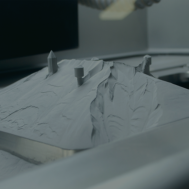 Das übrig gebliebene Pulver aus der Laser-Pulverbett-Fusionstechnologie 