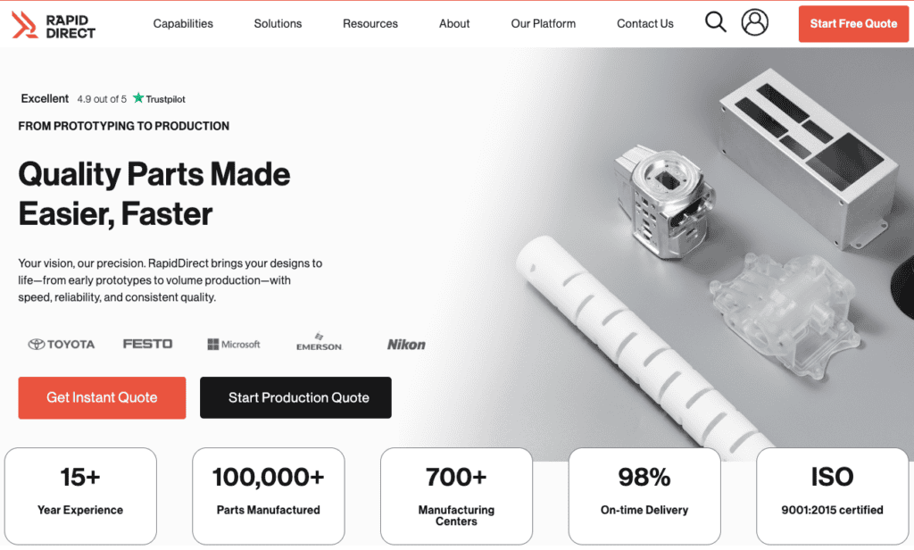 RapidDirect Platform Screenshot