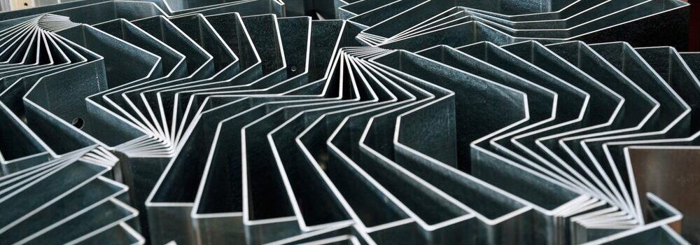 Teil der Blechfertigung